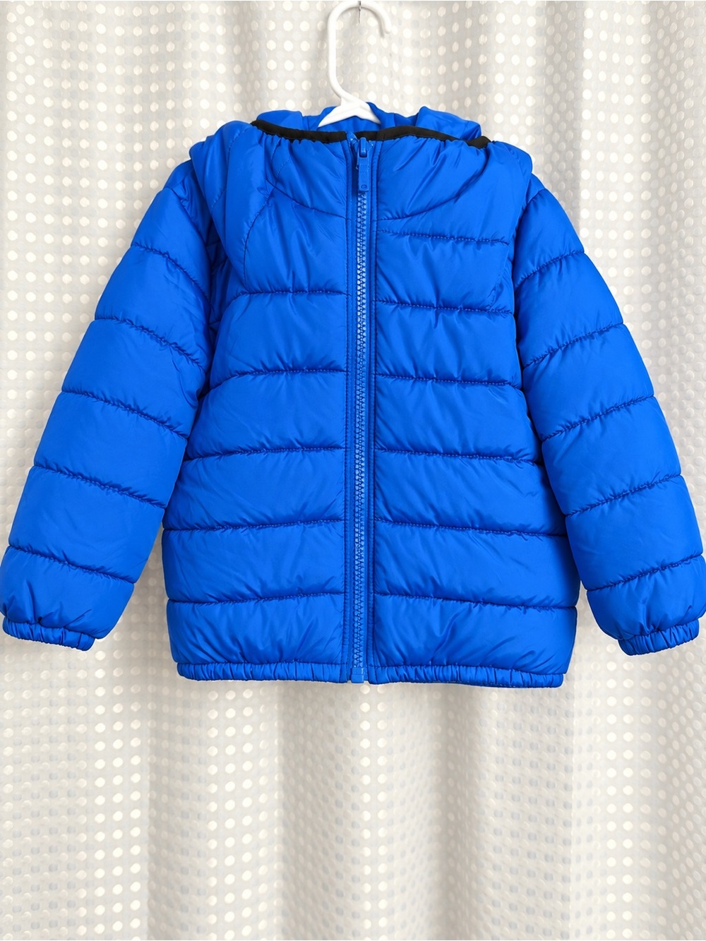 The Children's Place Bright Blue Quilted Puffer Jacket with Hood
